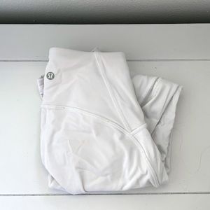 White lululemon align high rise pant 25”